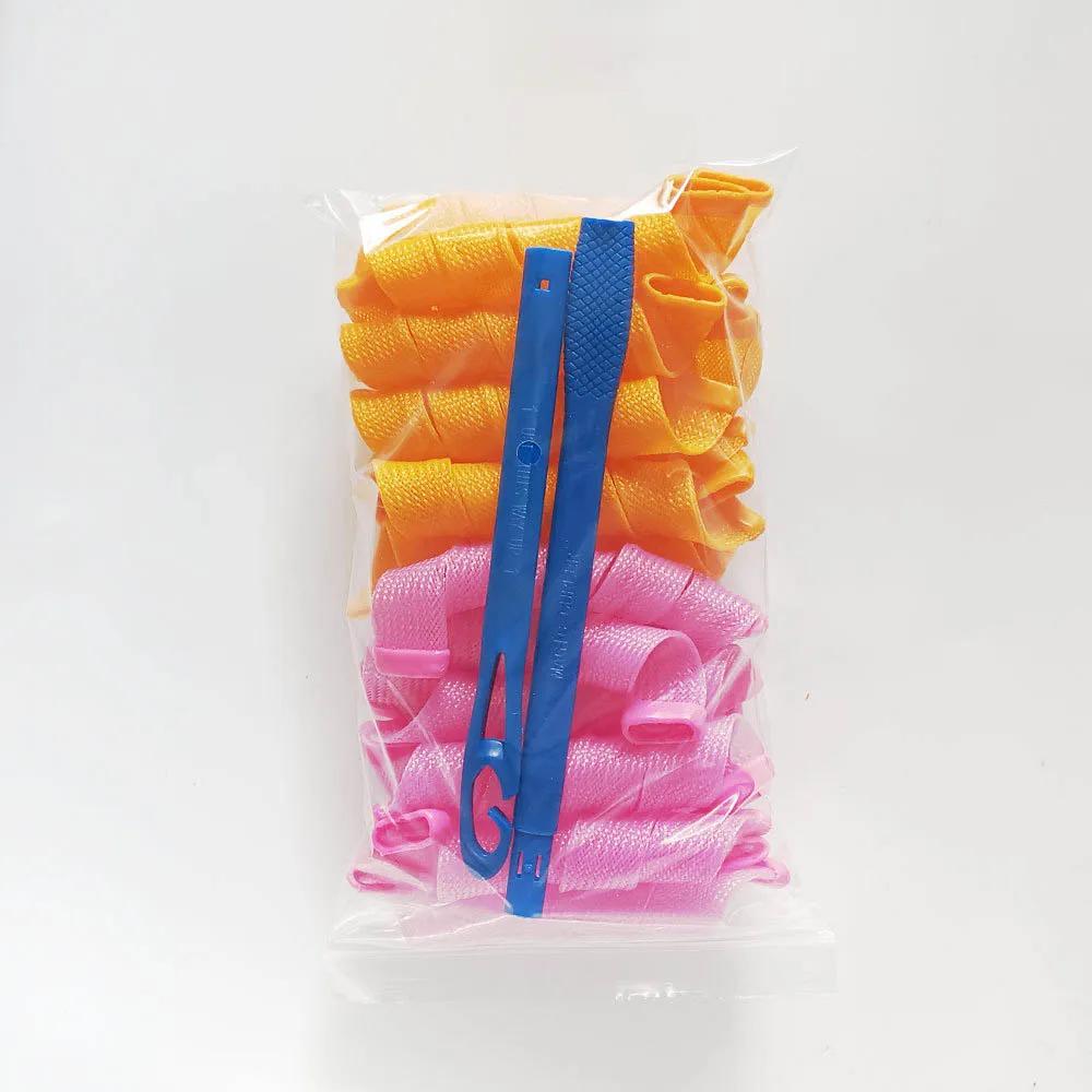 Heatless Hair Curls No Heat Silk Ribbon Hair Roller Curls Headband Soft Sleeping Lazy Hair Curlers Foam Rod modelador de cachos