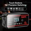 EAFC 12V 6A Smart Battery Charger, Pulse Repair Charger for Car and Motorcycle Lead-Acid Batteries