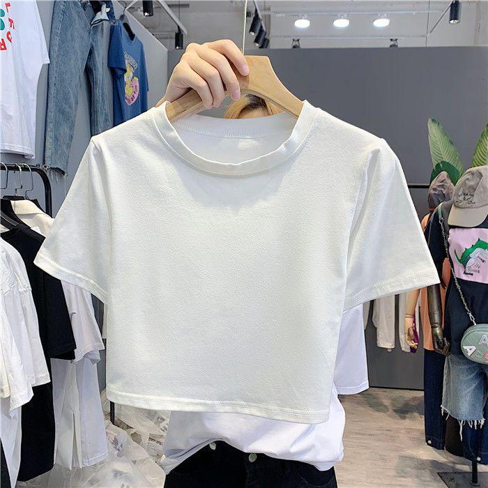

Women s Slim-Fit Bow Short-Sleeve Tee - Flattering Summer Style, Pure & Sexy Hot Girl Top M (75-90 lbs)