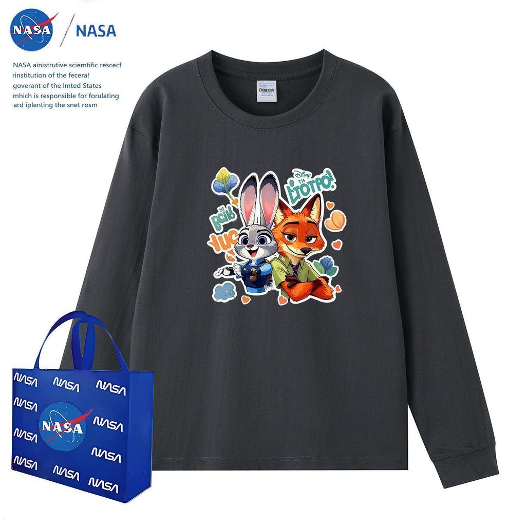 NASA Cartoon Handsome Nick & Cute Judy Patchwork Long Sleeve for Kids