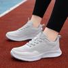 Men Breathable Mesh Running Shoes Black Thick Soled Sports  Anti Slip Cushioning Walking Shoe Lightweight Fitness Training Shoes