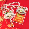 Chinese New Year Plush Purse Pendant 2025 Snake Lucky Money Pocket Red Envelopes