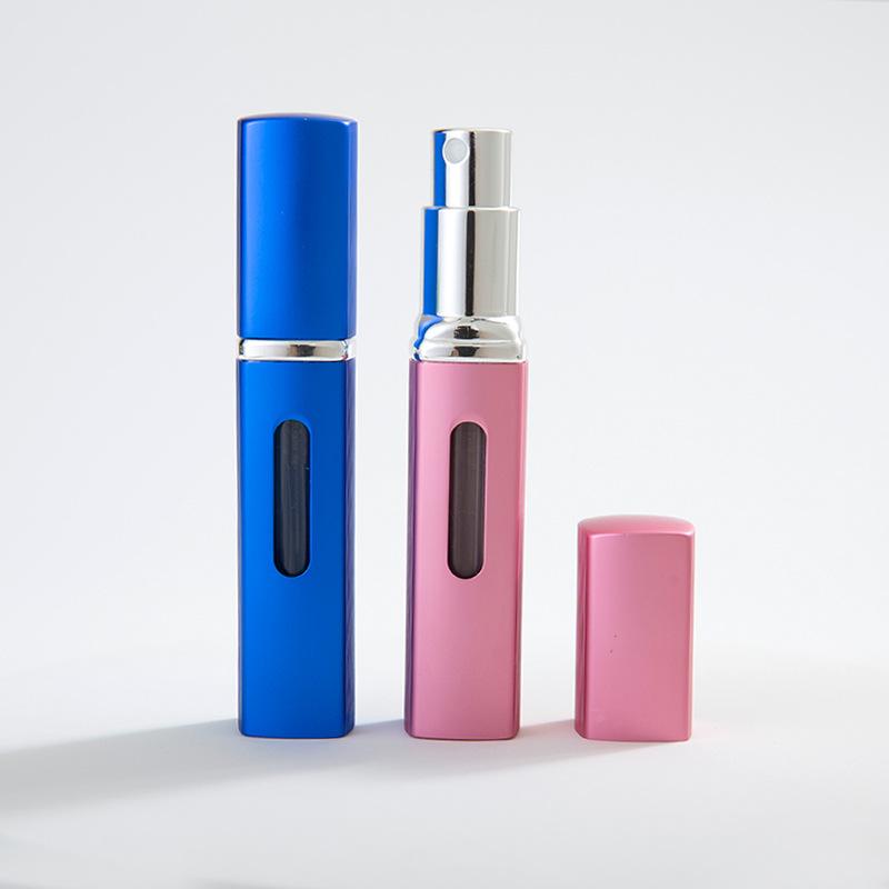 8/10Ml Refillable Perfume Bottle With Spray Scent Pump Portable Travel Empty Cosmetic Containers Mini Spray Atomizer Bottle