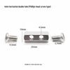 Adjustable Double Hole Steel Wire Rope Lock Connector