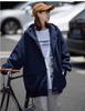 Unisex Japanese Retro Waffle Knit Hooded Cardigan - Loose Fit Solid Color Autumn/Winter Casual Jacket