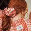 ZZZ BY ULLALA Halea Scrunchie Red (40 Count)
