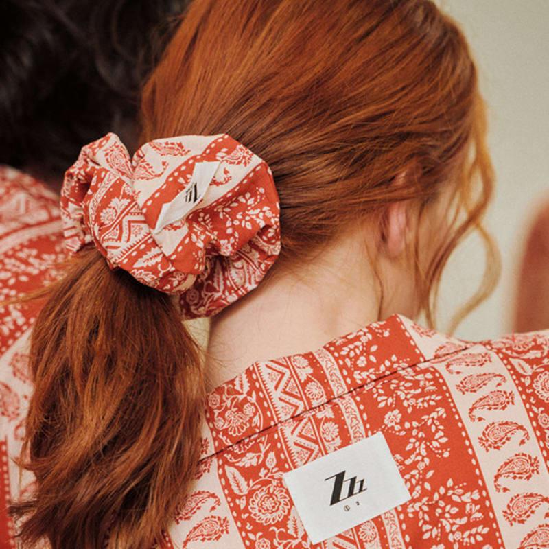 ZZZ BY ULLALA Halea Scrunchie Red (40 Count)