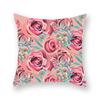 Flower Cushion Cover Pineapple Floral Pillow case Decorative for Sofa Car Seat Living Room Home Decor Soft Summer Covers 45x45cm