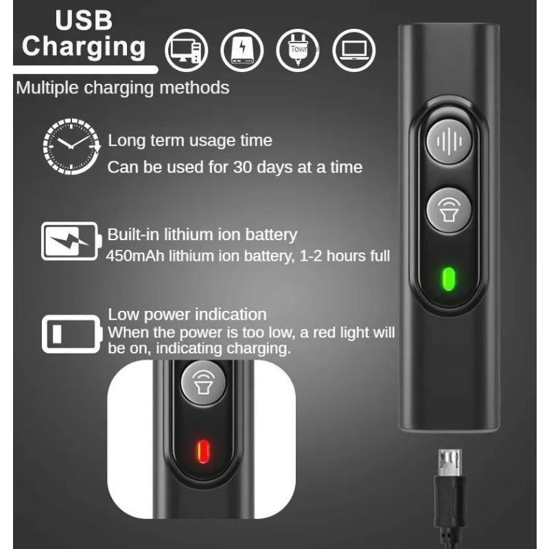 Professional Ultrasonic Pet Dog Repeller Anti Barking Stop Bark Training Device Dog Training Repellents With USB Rechargeable Portable Remote