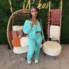 Womens 2025 Winter Solid Color Crewneck Hoodie Pants Set Casual Streetwear Two-Piece Outfit