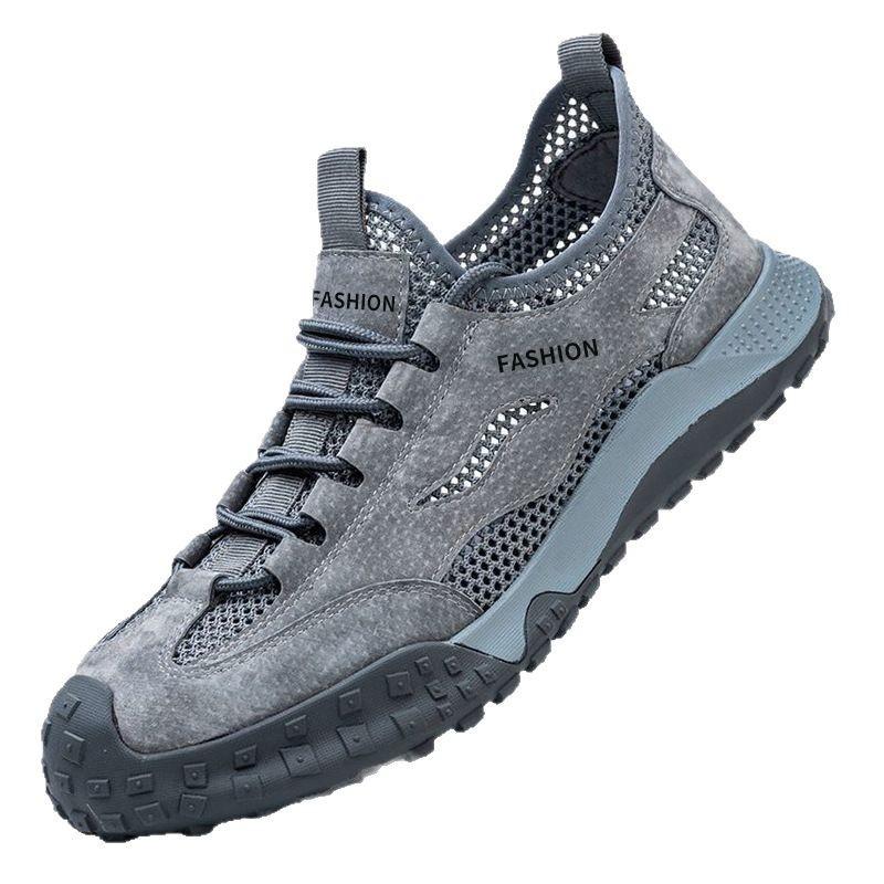 Large Size Hiking Shoes Outdoor Sports Shoes Non-slip Hiking Climbing Shoes Men's Casual Shoes