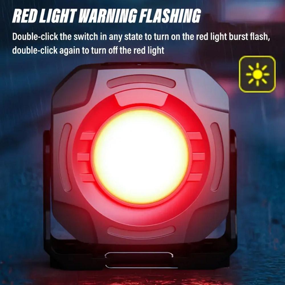Ultra Bright Camping Light Rechargeable COB Work Lamp with Magnetic Outdoor Emergency Hiking Fishing 6 Modes Portable Lamps