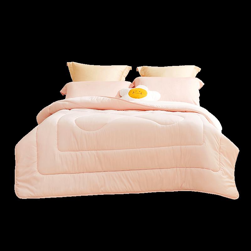 

Luolai Red Pink Beauty Velvet Quilt