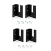 1 Pair Acrylic Skateboard Display Rack Wall Stand Fixed Mount Indoor Floating Skateboards Storage Bracket Decoration