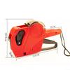 Red 8 Digits Price Tag Gun Labeler Labeller With Sticker Labels & Ink MX-5500