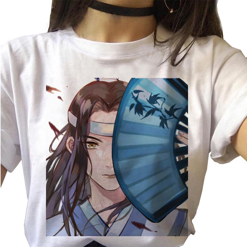 

Жіноча футболка Harajuku Mo Dao Zu Shi Forget Envious Жіночі футболки Милі літні футболки з короткими рукавами Одяг Топи XL білий