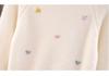 2025 Girls' Stylish Butterfly Knit Sweater - Warm Woolen Autumn/Winter Knitwear for Medium/Large Children