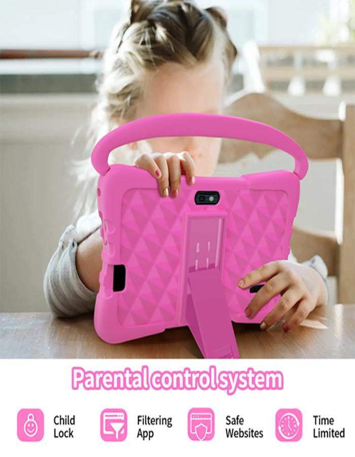 7-Zoll Quad-Core Kinder-Tablet-PC 4GB+64GB Bildung Kindersicherung 2.4G WiFi Bester Preis