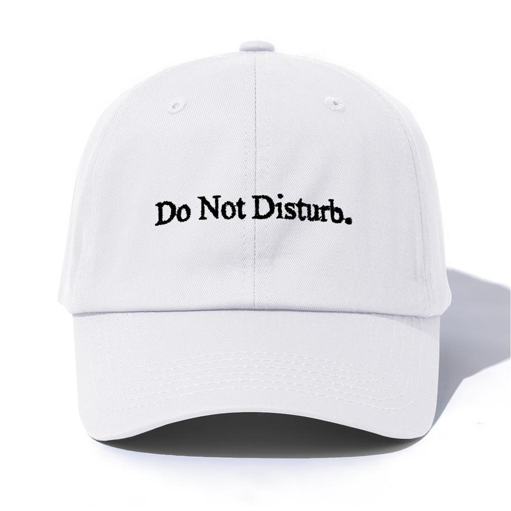 1pc Do Not Disturb Embroidery Baseball Cap for Adults,Minimalist Retro Style Casual Soft Adjustable Dad Hat,Perfect As Gift