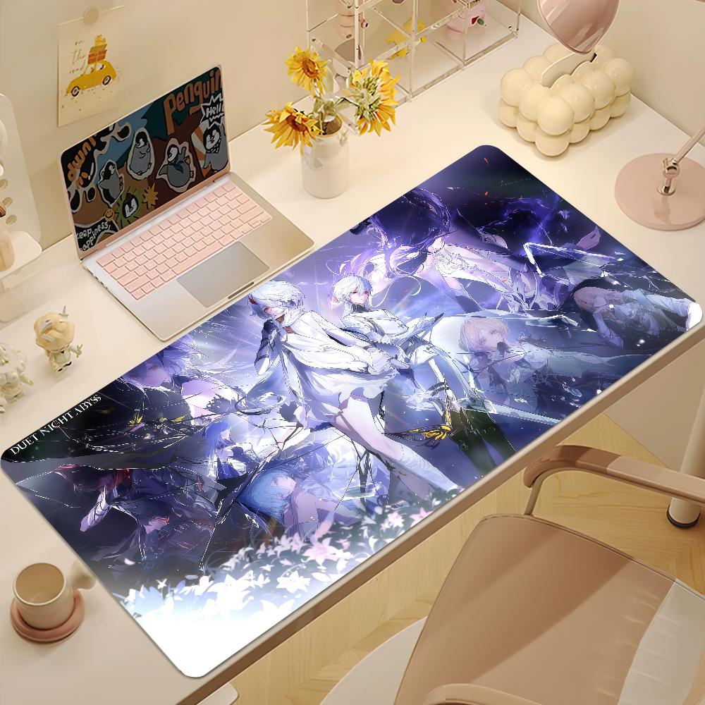 Mouse Pad AntiFray Home Custom Ergonomic Office Night Game Duet Shooting Rubber Large Desk Abyss Mat Keyboard Pc NonSlip