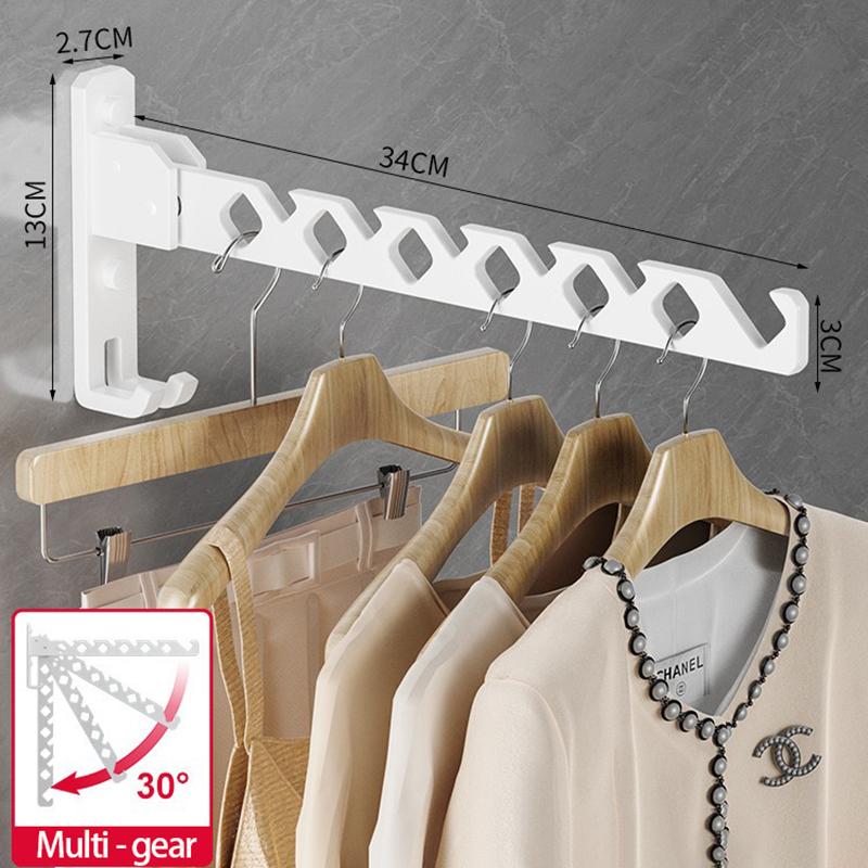 Wall Laundry Dryer Collapsible Clotheslines of Wall Clothes Clothes Drying Rack Adjustable Angle Clothes Hanger