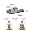 Flat-bottomed Slippers Women's Summer Fashion Belt Buckle Soft Bottom Versatile Word Lazy Pedal Beach Cool Slippers
