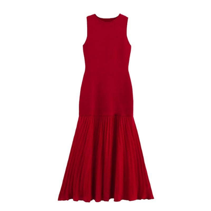 Araltay New Arrival Fashion Style Women's Clothing Fashion All-Match Pure Color Patchwork Knitting Dress 4192154 407