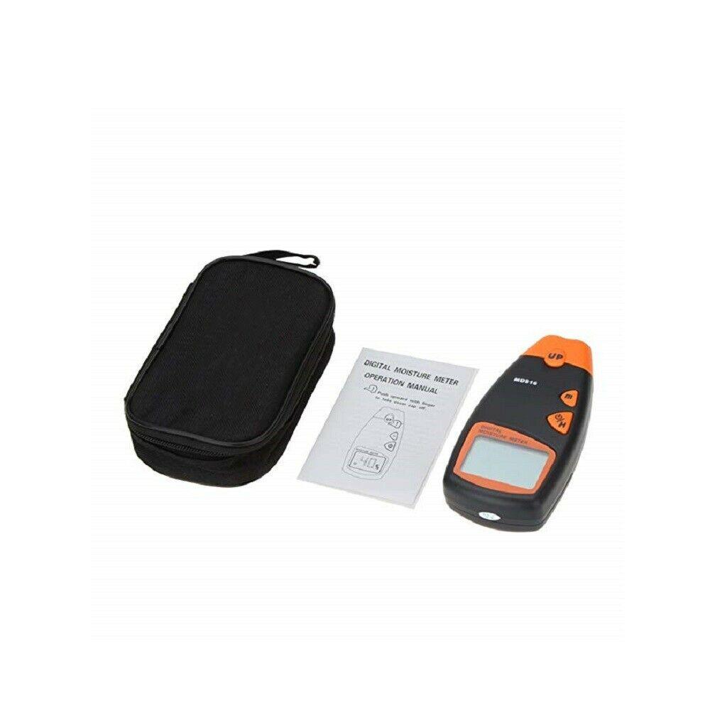 MD916 High Performance Portable Digital 4 Pins Paper Moisture Meter Tester(Not Including Battery)