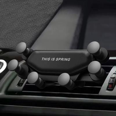 Universal Car Gravity Air Vent Phone Holder Bidirectional Horizontal Power Stand GPS Support For Samsung Xiaomi Auto Accessories