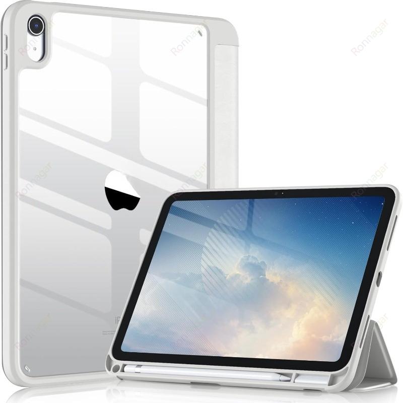 With Pencil Holder Case For iPad (A16) (A19) 11th 12th Gen Air11 13 11 Pro11 12.9 13 Air 3 4 5 10.9 7 8 9th 10.2