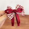 2pcs/set New Cute Plaid Ribbon Bowknot Hair Clips for Baby Girls Handmade Bows Hairpin Barrettes Headwear Kids Hair Accessories