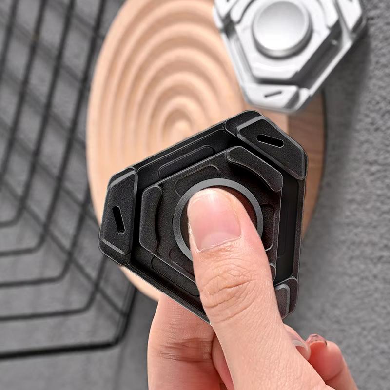 Edc Fingertip Slider Perpetual Motion Gyroscope Fingertip Toys Pressure Reducing Gyroscope Metal Slider Finger Push Rotator