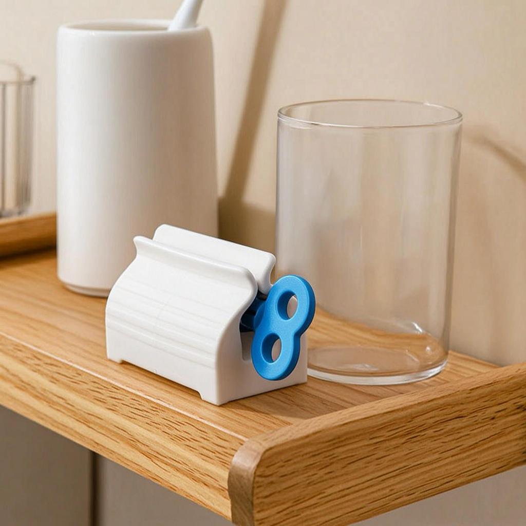 Toothpaste Dispenser with Crank Manual Tube WasteReducing for