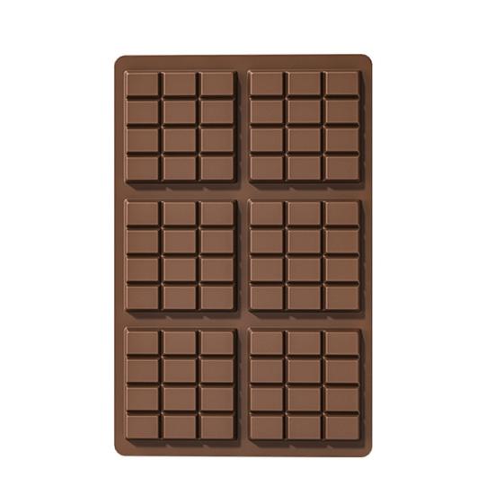 Silikonová čokoládová forma na plněnou tyčinku, potravinářské čtvercové formy na tyčinky, snadné...