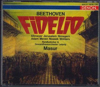 

CD MASUR - Beethoven Fidelio 60C37767576 DENON Japan Obi Classical Used