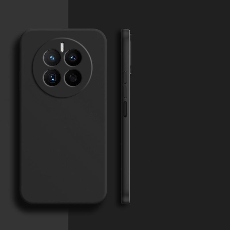 

Для Huawei Mate 50 Чехол Чехол Huawei Mate 40E 50 Pro Plus 40 RS Чехол Противоударный Жидкий Силиконовый ТПУ Задняя Крышка Mate 50 Mate 50 Pro чёрный