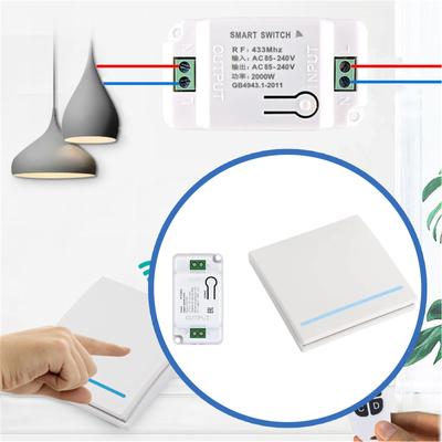 Wireless Controller No Battery Need And Relay Receiver For Light/home Appliance