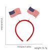 USA Patriotic Party Glasses 4th of July Red White Blue Felt Photo Booth Props Independence Day Costume Eyewear/Hair Band