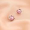 Purple Pearl Love Stud Earrings 2025 Heart Earrings Earrings Atmospheric