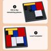 Brain Teaser Logic Puzzles for Adults Intelligence Toy with 4 Difficulty Levels Mind Challenge Puzzles Blocks for Kids Adults