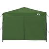 Pop Up Gazebo Tent 290 X 290 X 251 Cm Green Fabric