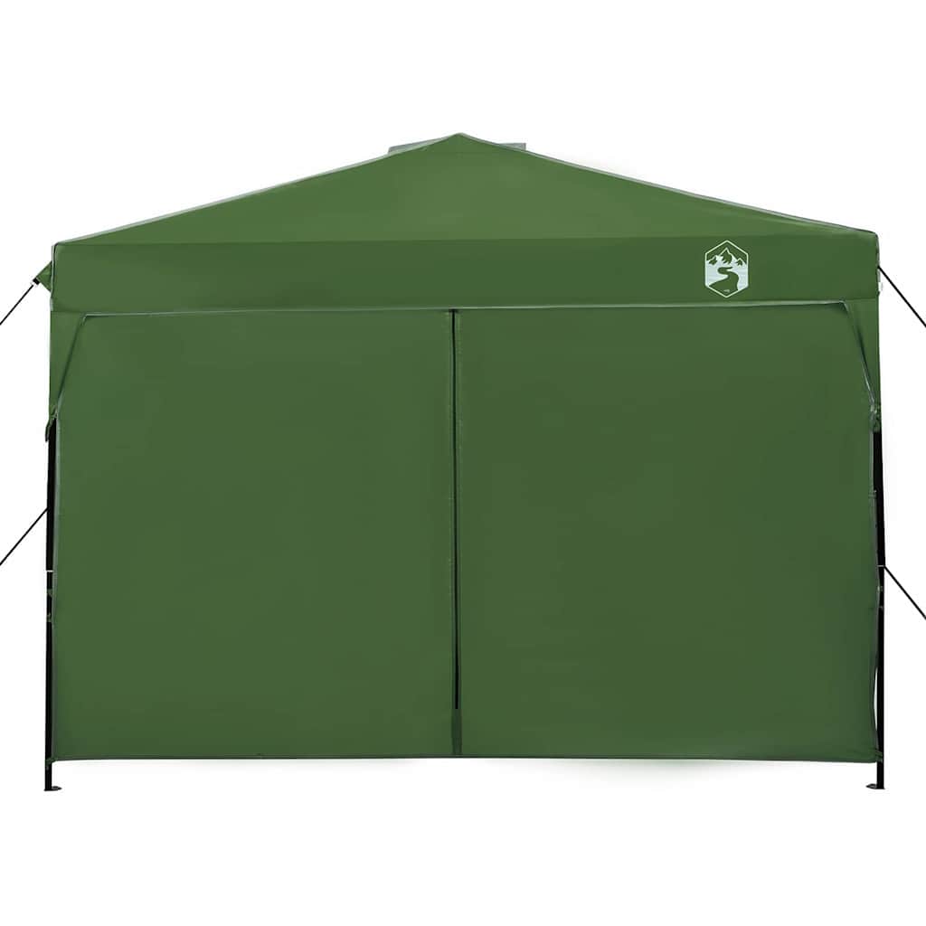 Pop Up Gazebo Tent 290 X 290 X 251 Cm Green Fabric