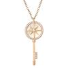 Gorgeous Length Long Key Necklace With Stunning Alloy Pendant For Everyday Wear
