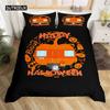 Happy Halloween Duvet Cover King Pumpkin Lantern Camping Car Bedding Set For Kids Boys Girl Bedroom Cartoon Festival Quilt Cover