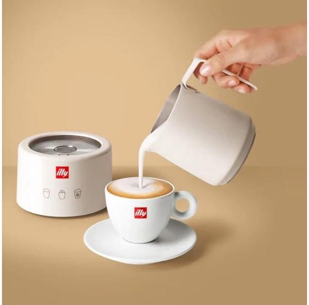 Вспениватель молока illy elektrischer, белый (22984)