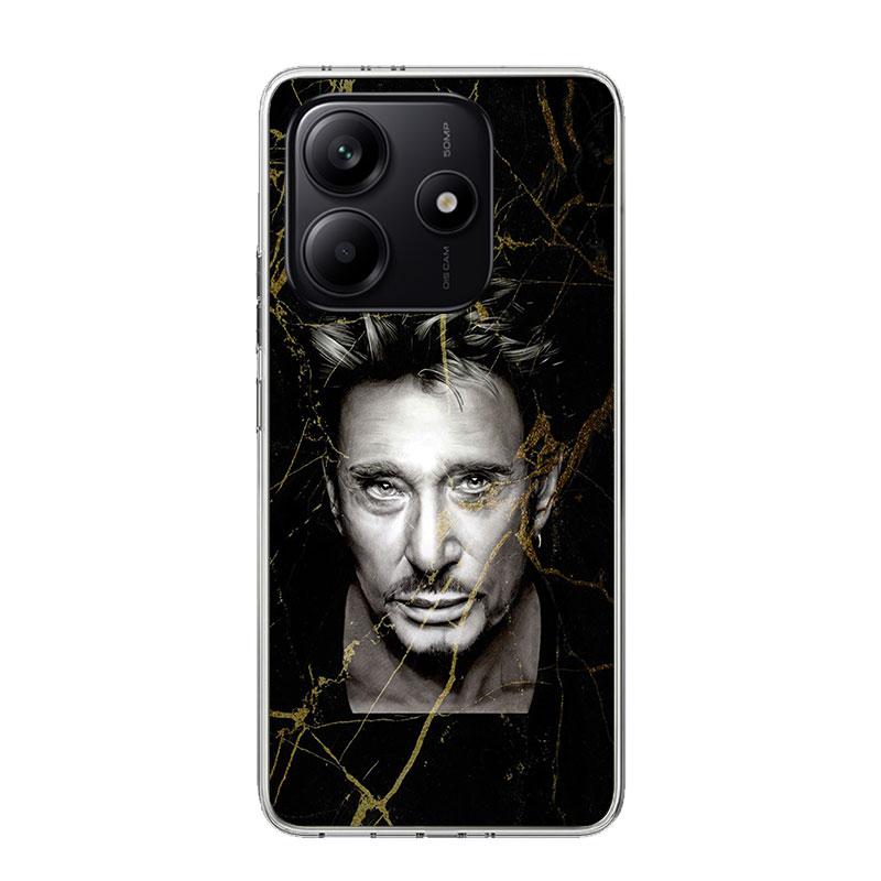 Johnny Hallyday Music Case Phone Cover for Xiaomi Redmi Note 14 13 12S 12 11S 11 11T 11E 10S 10 Pro Plus 5G Trend Fundas Note 14