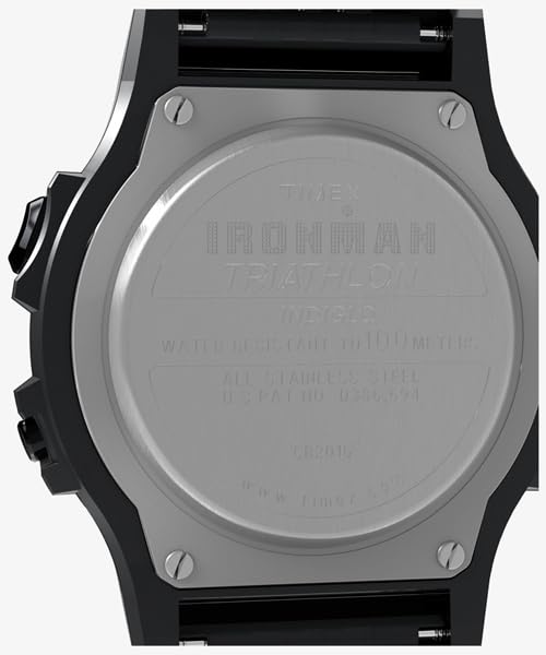 TIMEX Ironman Eight Lap 8 Lap Metal Quartz Watch TW5M66500 Black Digital Watch