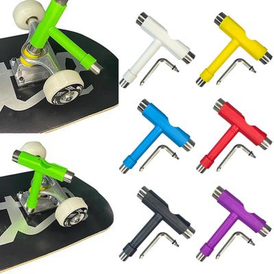 Kaykay Anahtarı Aracı Çok İşlevli T Tipi L Tipi Altıgen Tornavida Ağır Hizmet Tipi Taşınabilir Çocuk Kaykay Araçları Kaykay Longboard Aksesuarları