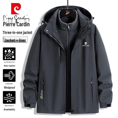 Herren 3-in-1 Winddichte Outdoorjacke