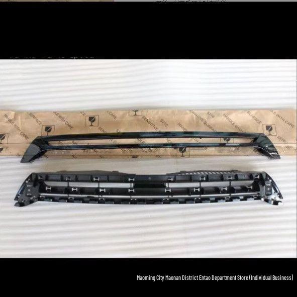 Compatible Lower Front Bumper Mesh Grille with Fog Light Trim for 09-14 Scirocco